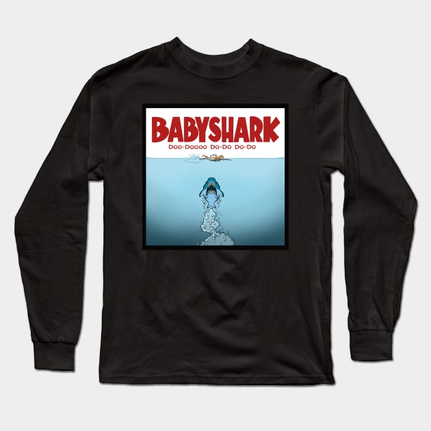 Baby Shark Doo-doooo do-do do-do Long Sleeve T-Shirt by westinchurch